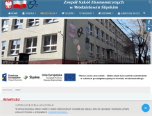 Tablet Screenshot of ekonomik.wodzislaw.pl