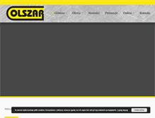 Tablet Screenshot of olszar.wodzislaw.pl