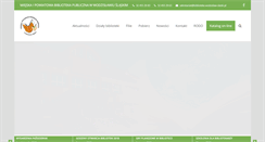 Desktop Screenshot of biblioteka.wodzislaw.pl
